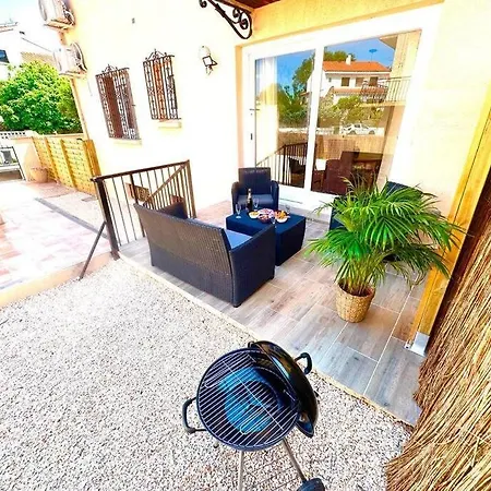 L'Evasion - Climatise - Jardin - Plage - Jacuzzi Perpignano Esterno foto